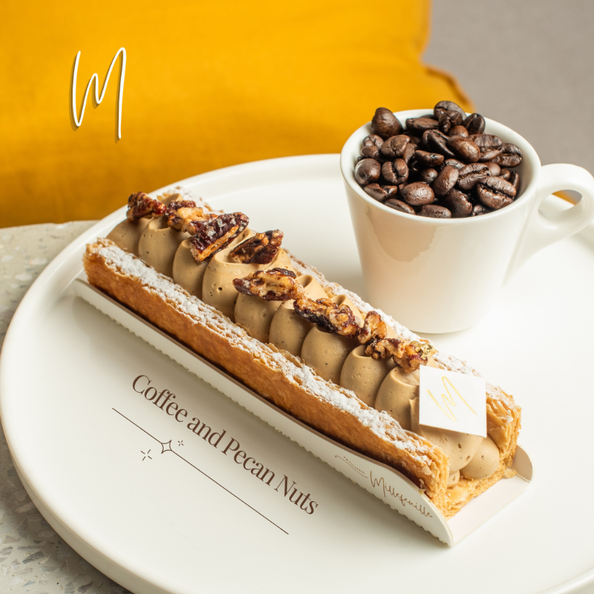 French Roasted Coffee Millefeuille