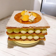 Vanilla Mango Millefeuille