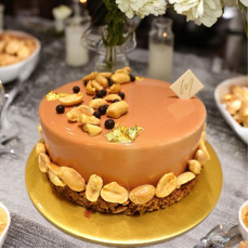 Milk Chocolate Peanut Celebration Cake