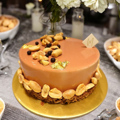 Milk Chocolate Peanut Celebration Cake