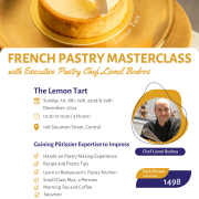 Pastry Class - Lemon Tart (Dec)