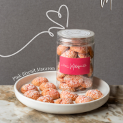 Limited Edition Valentine's Day Heart-Shaped Biscuit Macarons